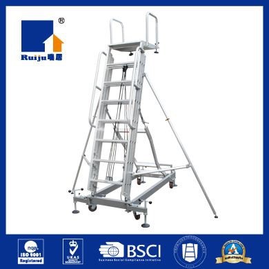 Adjustable Portable Access Ladder Platform