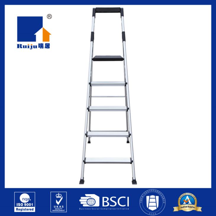 Aluminium Step Ladder with Tool Tray