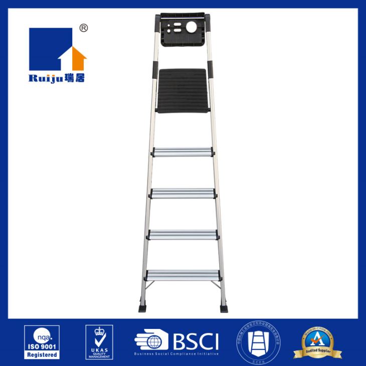 Aluminium Step Ladder with Tool Tray