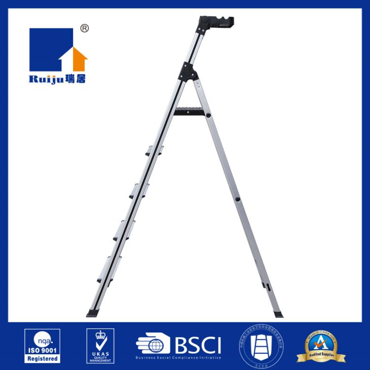 Aluminium Step Ladder with Tool Tray