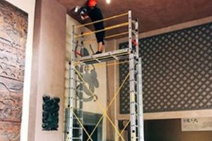 aluminium scaffolding used in building decoration maintenance