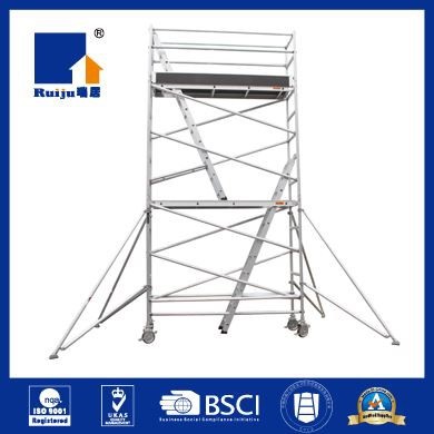 Single Width Scaffolding With Inclined Ladder