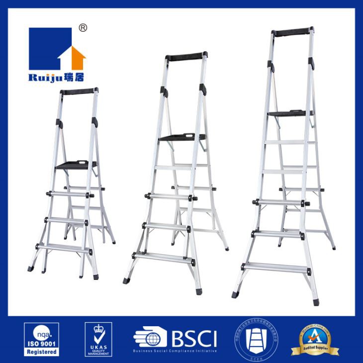 Adjustable Platform Ladder