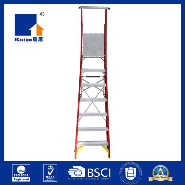 Fiberglass Platform Ladder