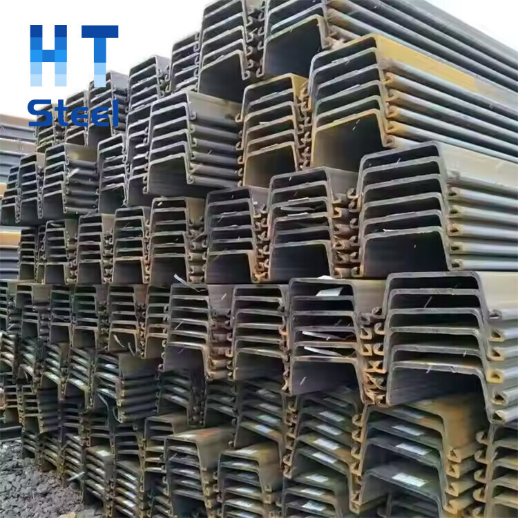 Chinese Supplier Sheet Pile Type 2 Sheetpile Steel Profile U With Low Price Hot Rolled steel sheetPiles