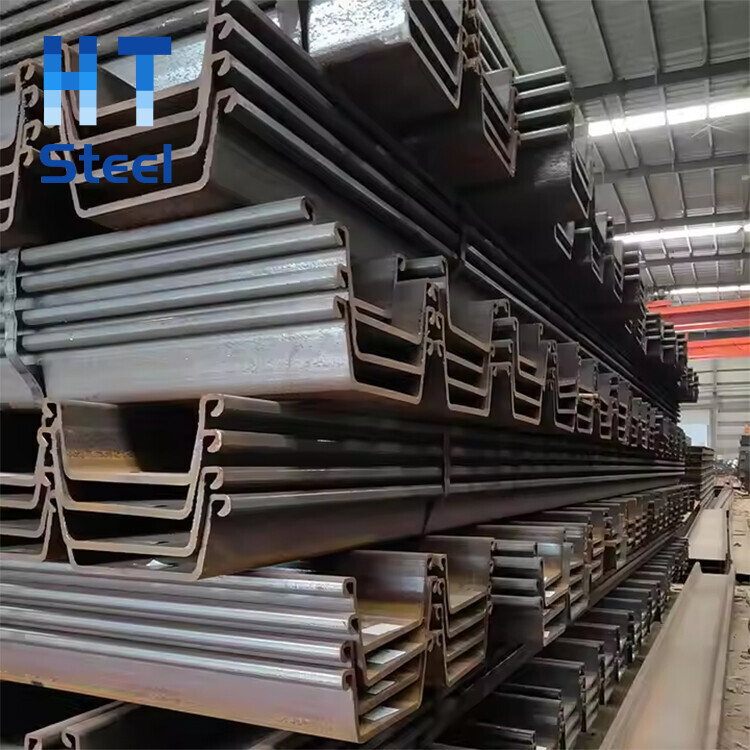 Chinese Supplier Sheet Pile Type 2 Sheetpile Steel Profile U With Low Price Hot Rolled steel sheetPiles