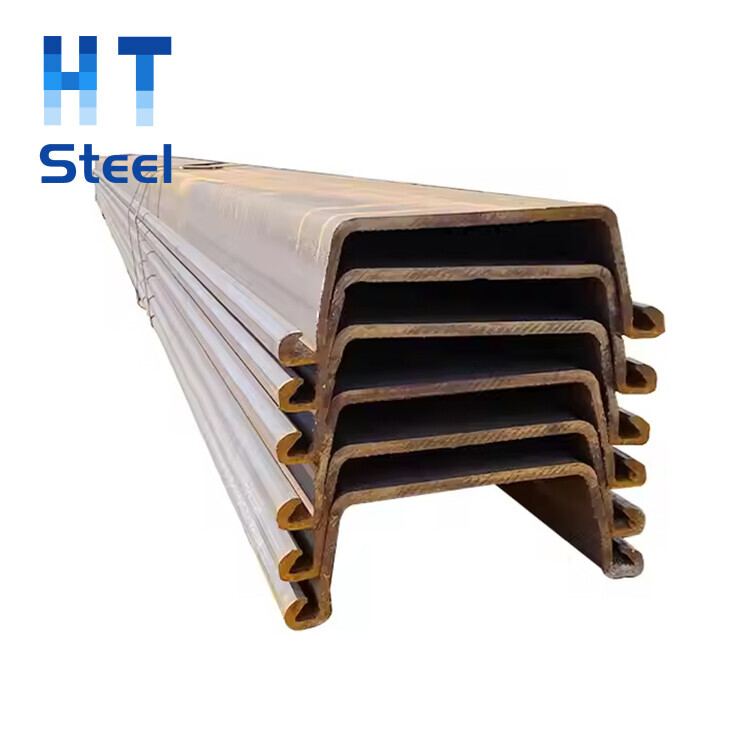Chinese Supplier Sheet Pile Type 2 Sheetpile Steel Profile U With Low Price Hot Rolled steel sheetPiles