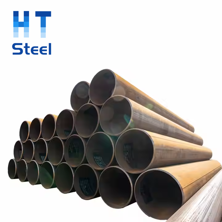 Hot Sale ST37.2 Thick Wall Pipe Straight Seam Welded Steel Pipe ERW Pipe Black Steel Pipelinefor Building Material
