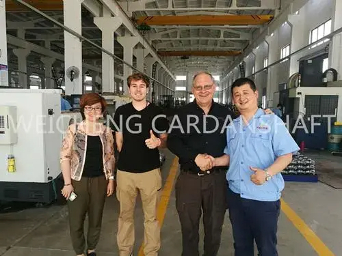 President Mr Gary Came To Visit WEICHENG Cardan Shaft Company President Mr Gary Came To Visit WEICHENG Cardan Shaft Company