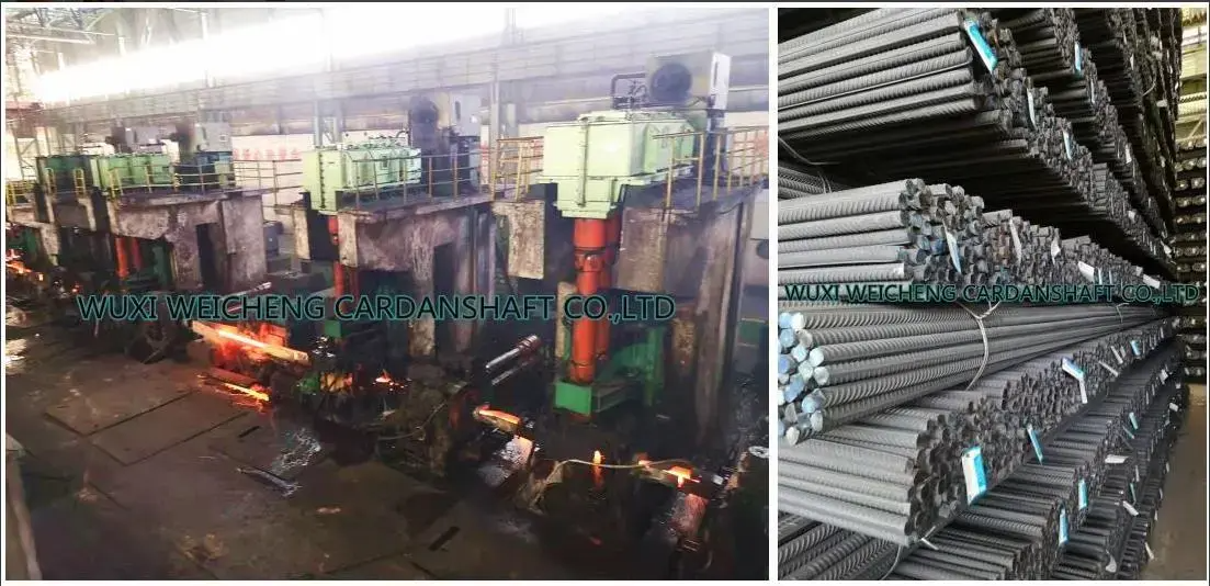Cardan shaft driving used for rolling Rebar