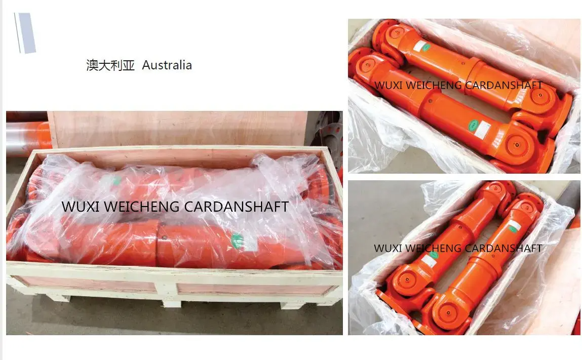 export cardan shaft for rolling mill to Australia
