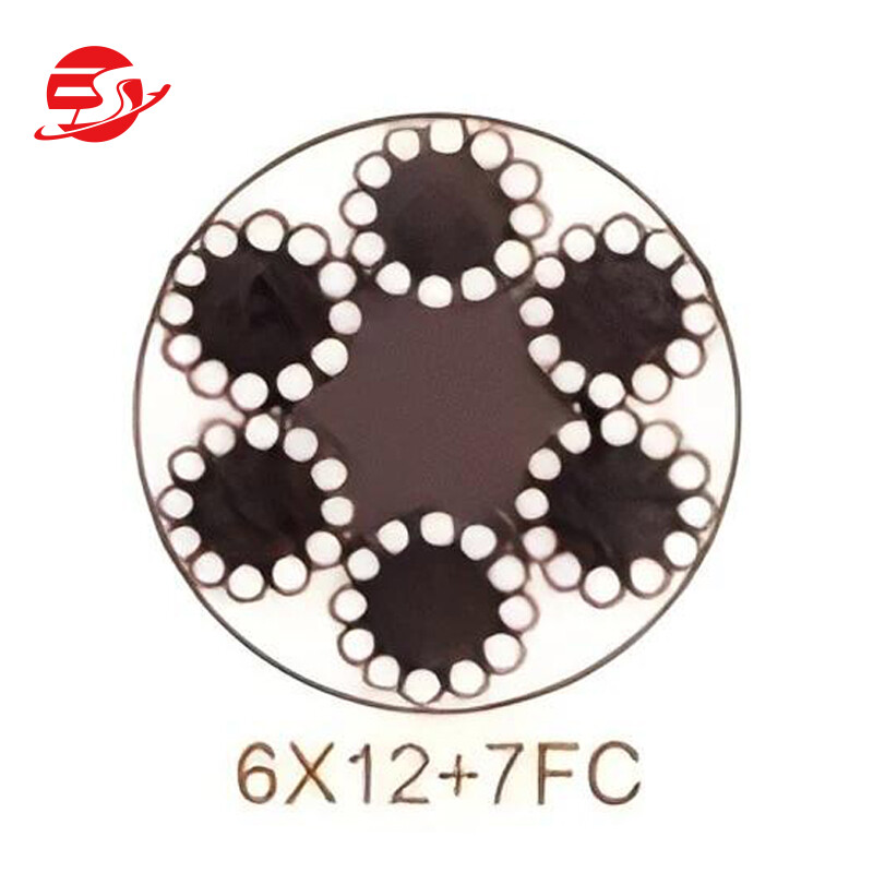 6X12+7FC 18X7+IWS  Galvanized Steel Wire Rope