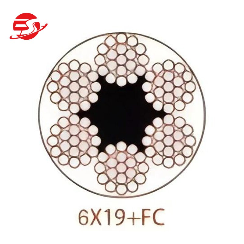 1X7 6X19+IWS 6X19+FC Galvanized Steel Wire Rope