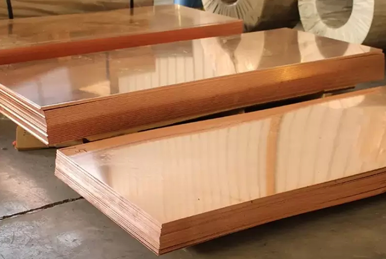 Application advantages of copper plate