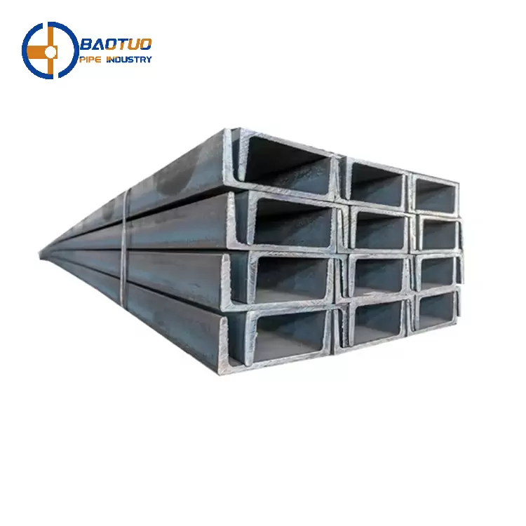 Galvanized steel channels scrap u channel steel beam galvanized lightweight hat channel steel