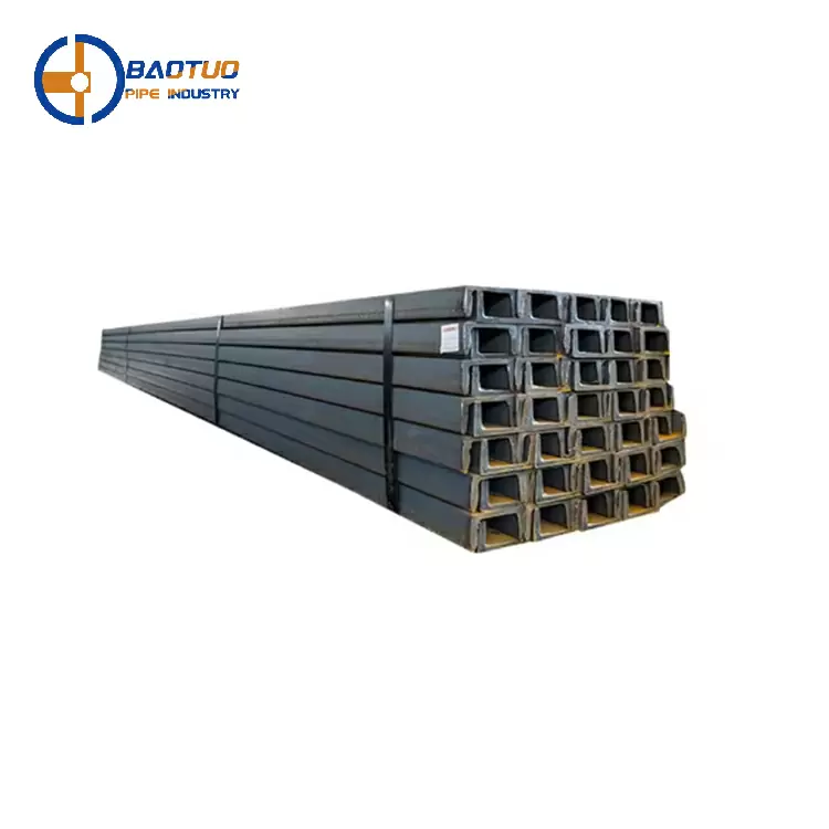 Galvanized steel channels scrap u channel steel beam galvanized lightweight hat channel steel