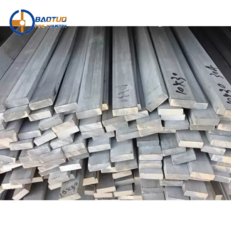 China Factory Square carbon flat bar mild steel flat bar Q195 Q235 Q345 ss400 s45c A36 S235JR flat steel bar