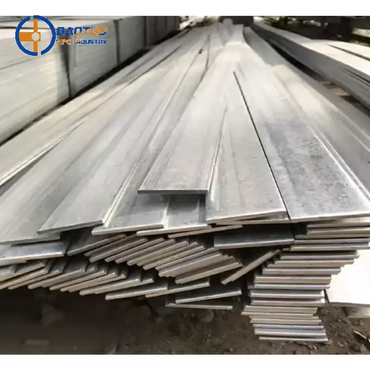 China Factory Square carbon flat bar mild steel flat bar Q195 Q235 Q345 ss400 s45c A36 S235JR flat steel bar