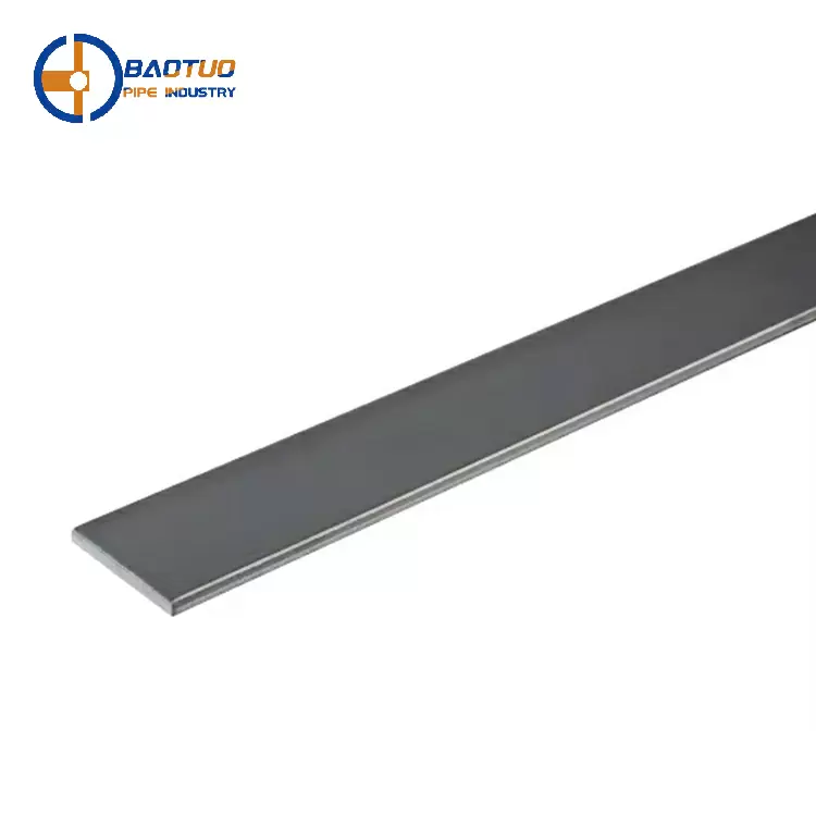 China Factory Square carbon flat bar mild steel flat bar Q195 Q235 Q345 ss400 s45c A36 S235JR flat steel bar
