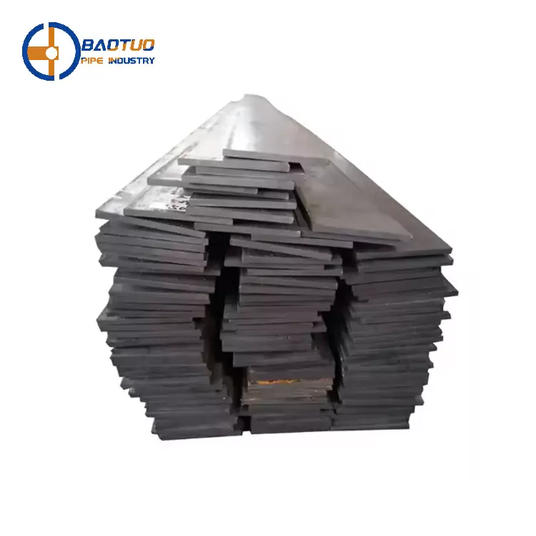 China Factory Square carbon flat bar mild steel flat bar Q195 Q235 Q345 ss400 s45c A36 S235JR flat steel bar