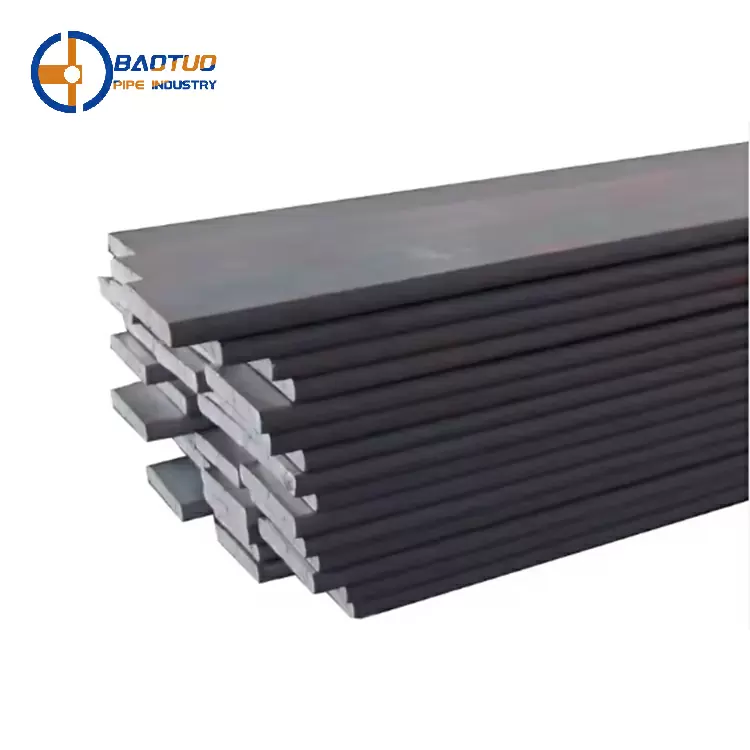 China Factory Square carbon flat bar mild steel flat bar Q195 Q235 Q345 ss400 s45c A36 S235JR flat steel bar