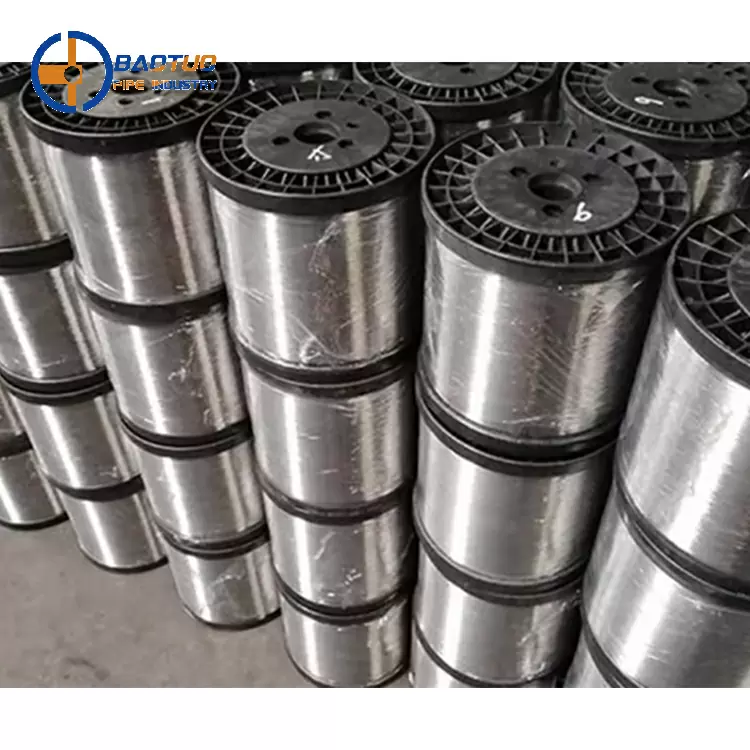 SS304 3mm 12mm 7X7 Steel Wire Rope 347 318 321 202 402 0.8mm 2mm 6mm 7mm Stainless Steel Wire Rope