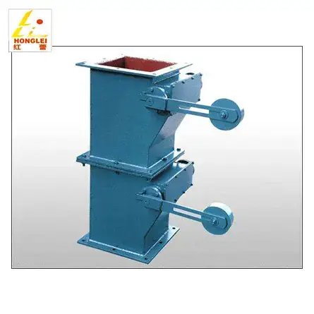 Double layer ash discharge valve