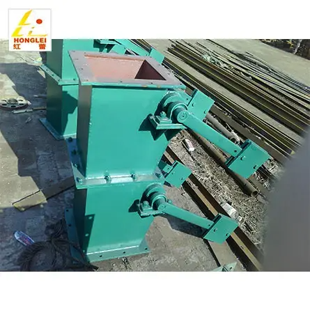 Double layer ash discharge valve