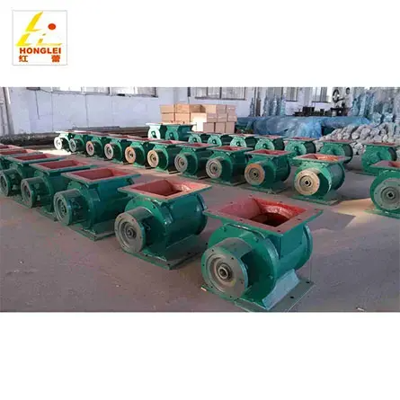 Star type ash discharge valve