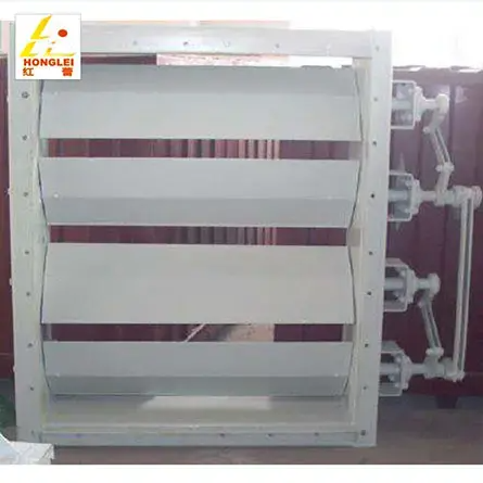 Closed baffle damper