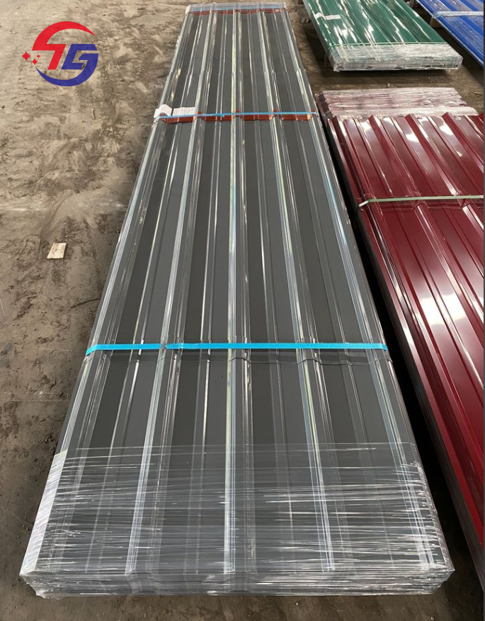 Galvanized corrugated steel