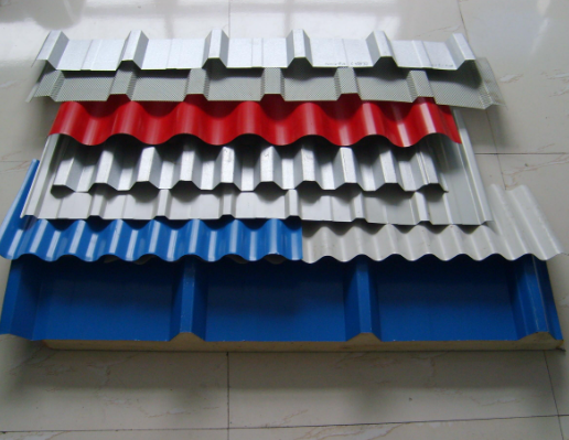 1000mm PPGI corrugated roofing sheet Color coating Steel Roofing Sheet factory price