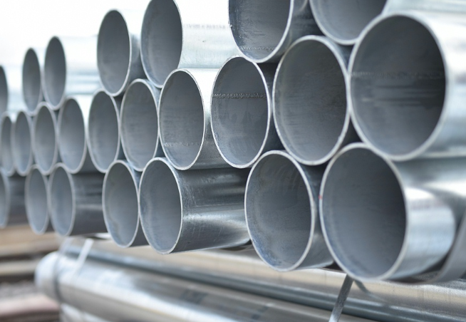 Galvanized round pipe