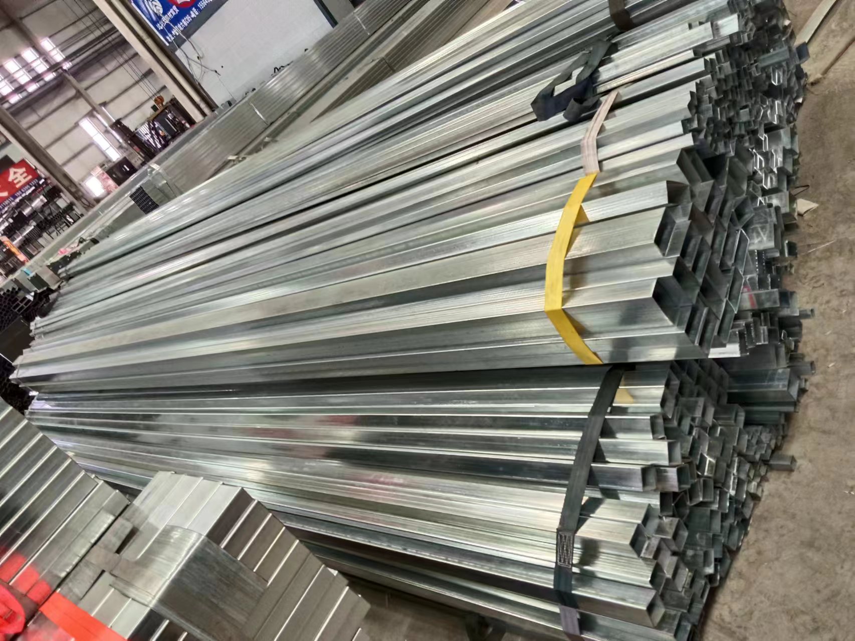 Galvanized square pipe