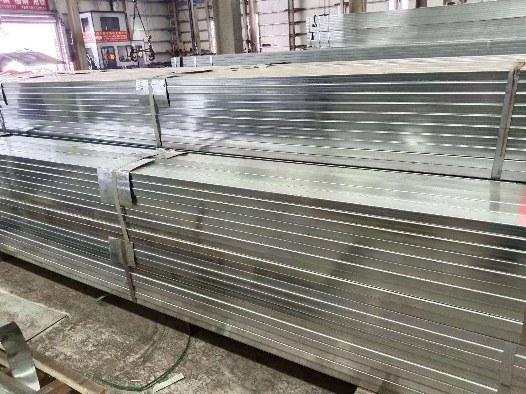 Galvanized square pipe