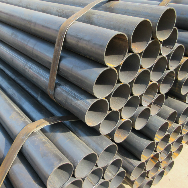 Professional supply Q345 carbon steel welded pipe high quality ERW steel pipe