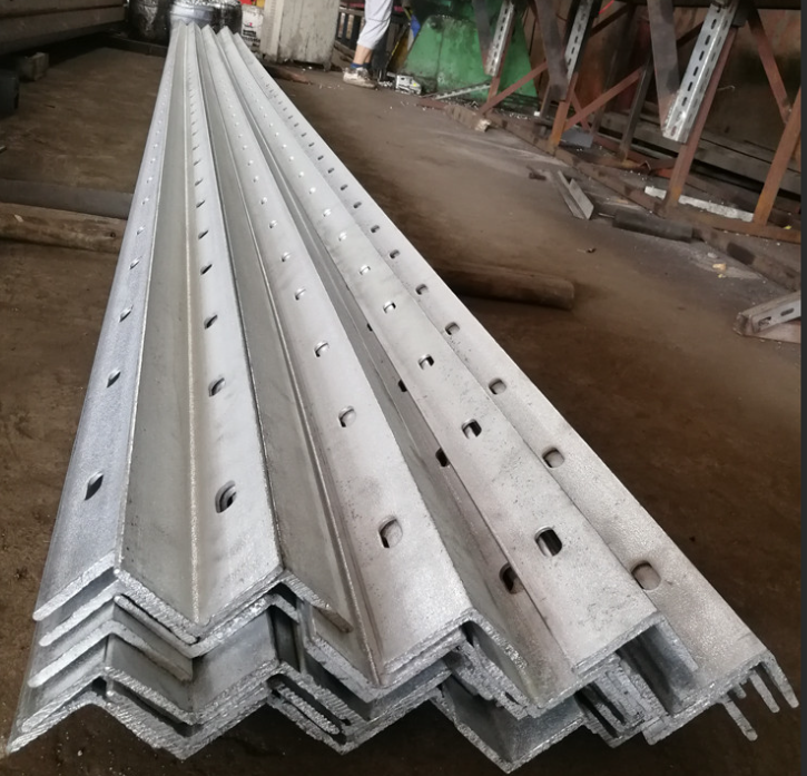 Hot dipped galvanized angle steel/ angle iron sizes / steel angle bar
