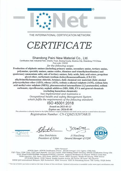 ISO 45001:2018