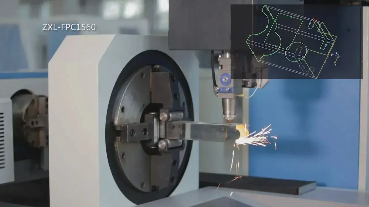 FCP Plate and Pipe Fiber Laser Cutting Machine