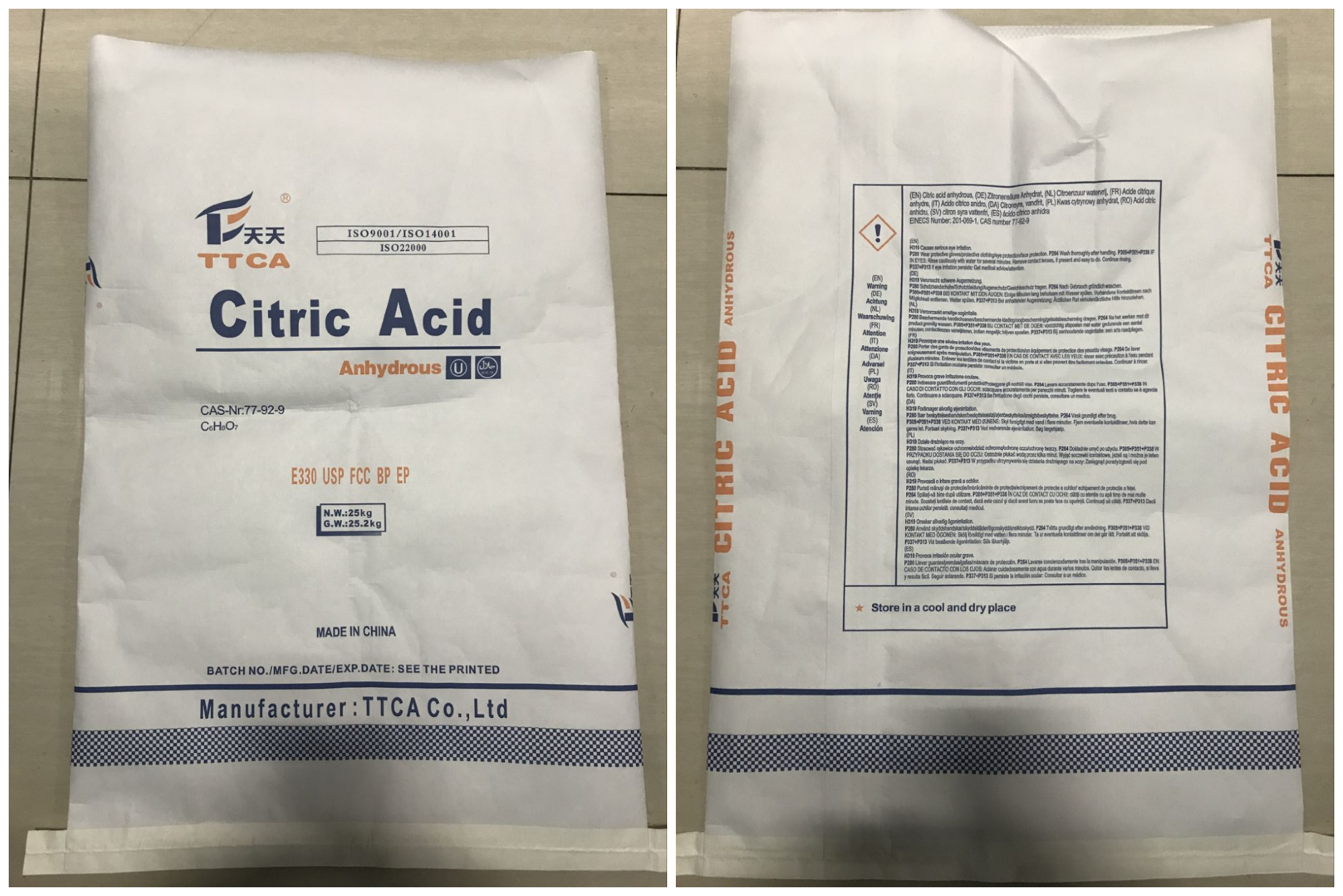 Citric Acid Anhydrous