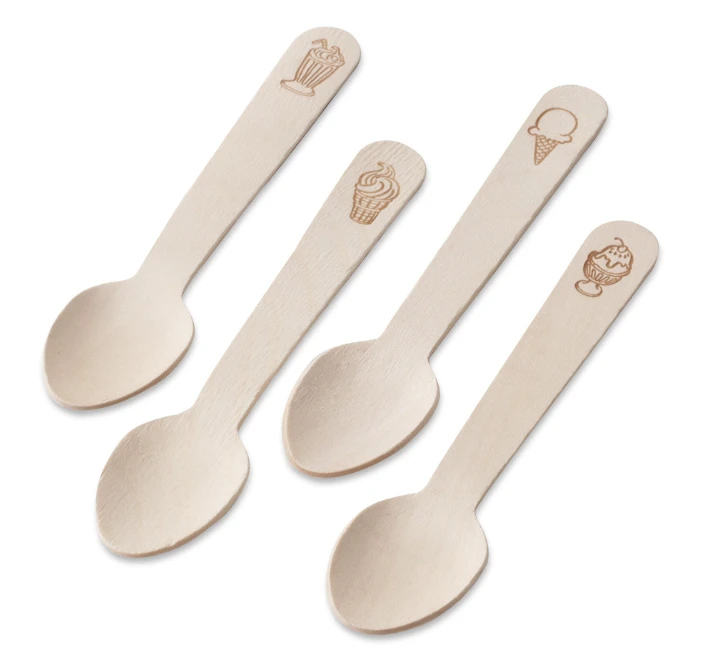 110mm birch wood spoon