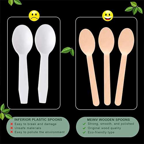 110mm birch wood spoon