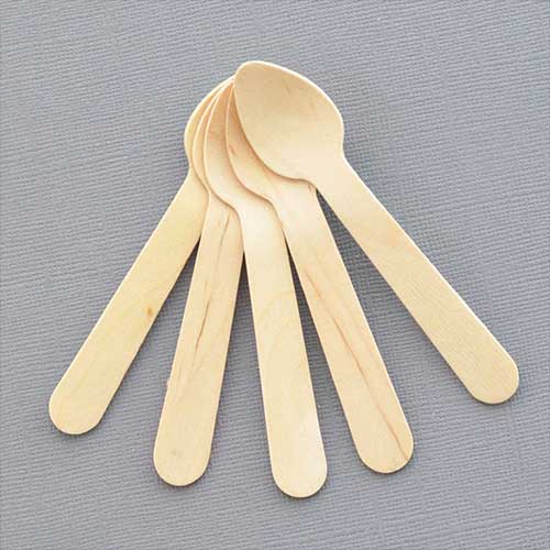 110mm birch wood spoon