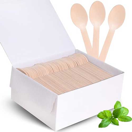 110mm birch wood spoon