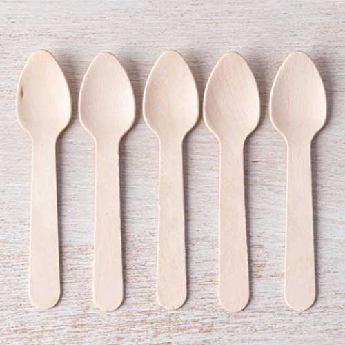 110mm birch wood spoon