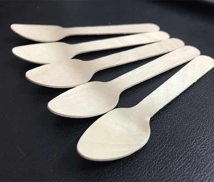 160mm birch wood spoon