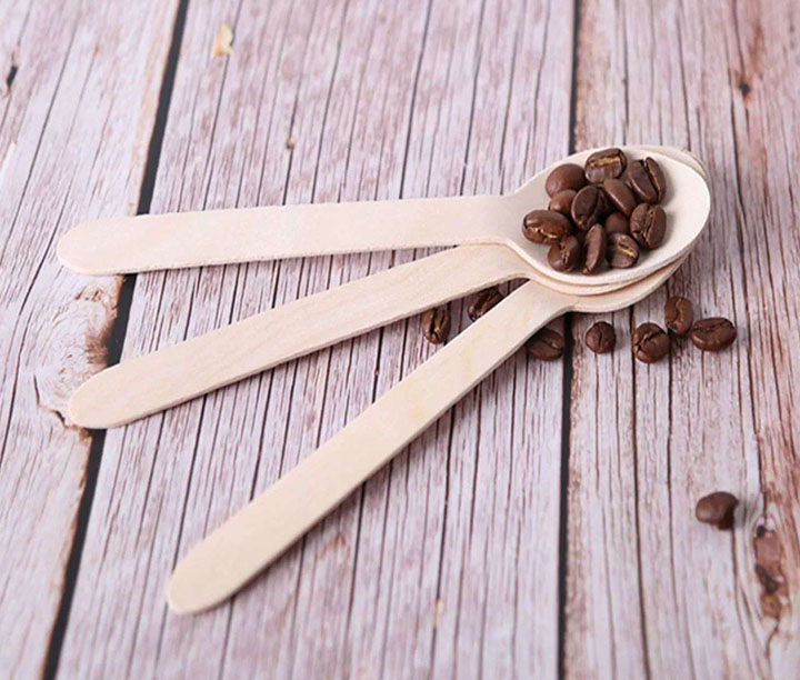 160mm birch wood spoon