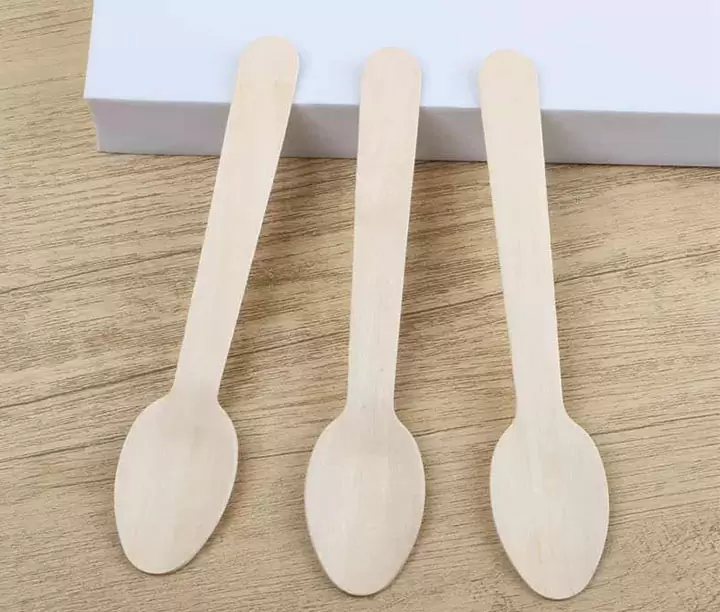 140mm birch wood spoon