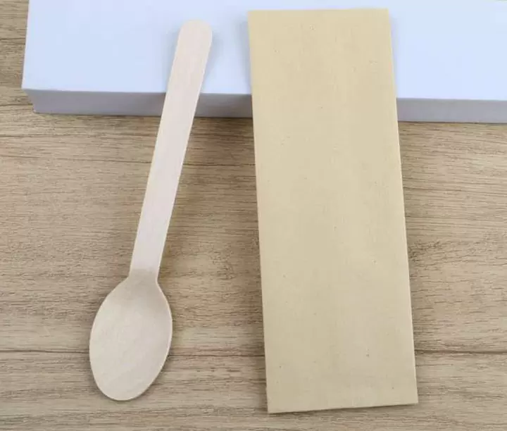 140mm birch wood spoon