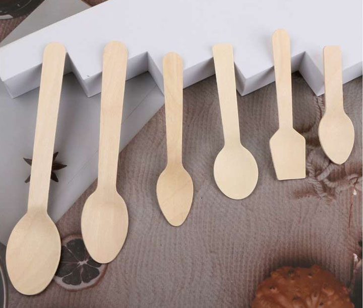 160mm birch wood spoon